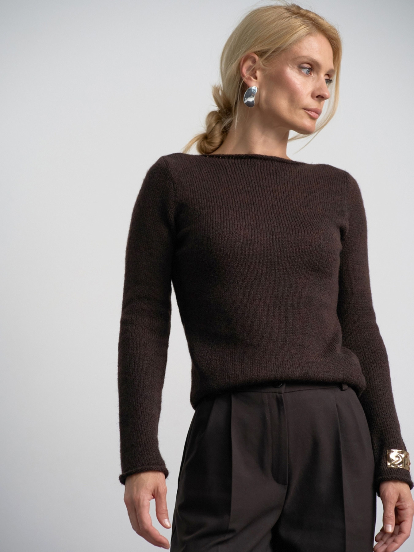 Джемпер TrikoBakh модель 2861-shokoladnij Фото