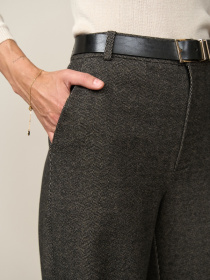 Брюки палаццо TrikoBakh модель 3075-bezhevij-melanzh Фото