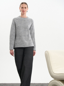 Палаццо TrikoBakh модель 3075-srij-melanzh Палаццо TrikoBakh модель 3075-srij-melanzh Фото