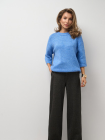 Палаццо TrikoBakh модель 3075-srij-melanzh Палаццо TrikoBakh модель 3075-srij-melanzh Фото