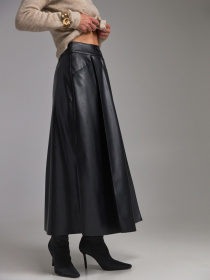 Юбка миди TrikoBakh модель 3073-chornij Фото