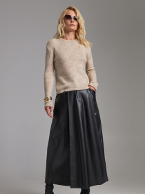 Юбка миди TrikoBakh модель 3073-chornij Фото