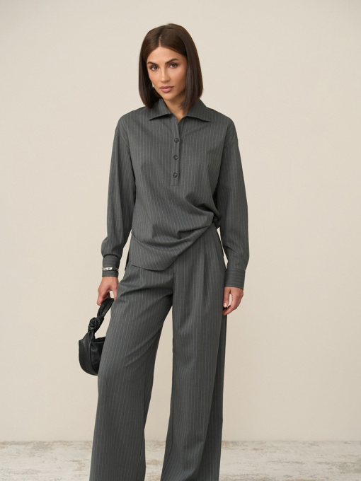 Рубашка повседневная TrikoBakh модель 3078-graftovij Фото