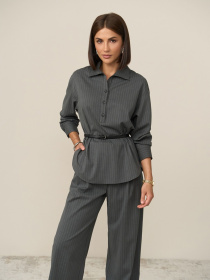 Рубашка повседневная TrikoBakh модель 3078-graftovij Фото