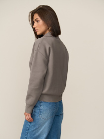 Кардиган TrikoBakh модель 2889-temnij-taup Фото