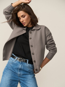 Кардиган TrikoBakh модель 2889-temnij-taup Фото