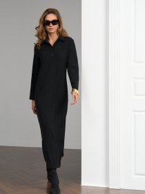 Платье миди TrikoBakh модель 3077-chornij Фото