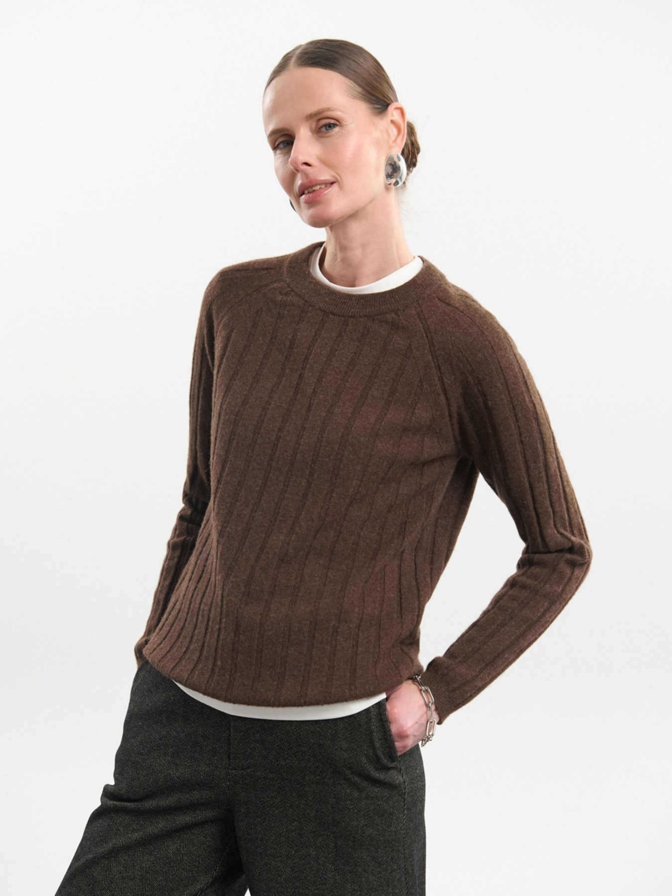 Джемпер TrikoBakh модель 2828-makadamq Фото