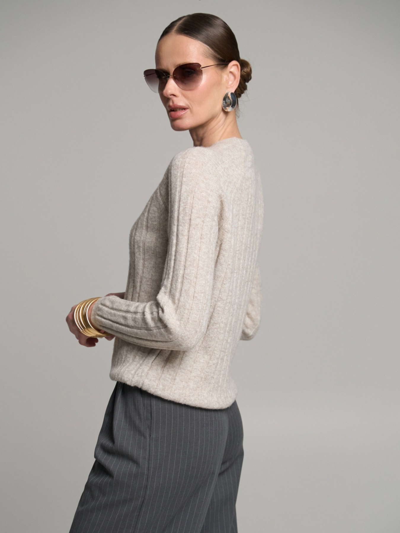 Джемпер TrikoBakh модель 2828-naturalxnij Фото