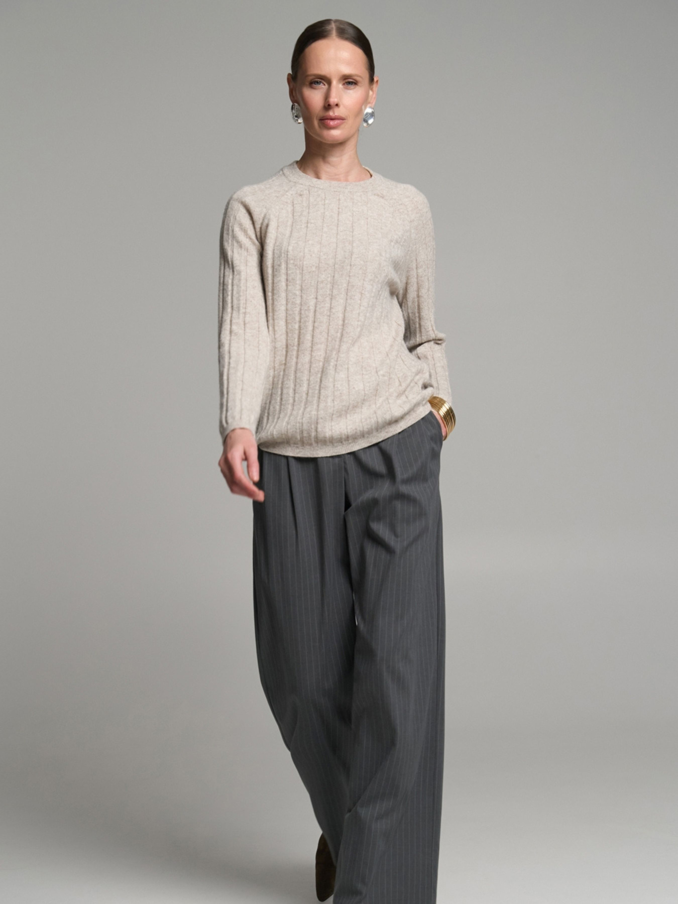 Джемпер TrikoBakh модель 2828-naturalxnij Фото