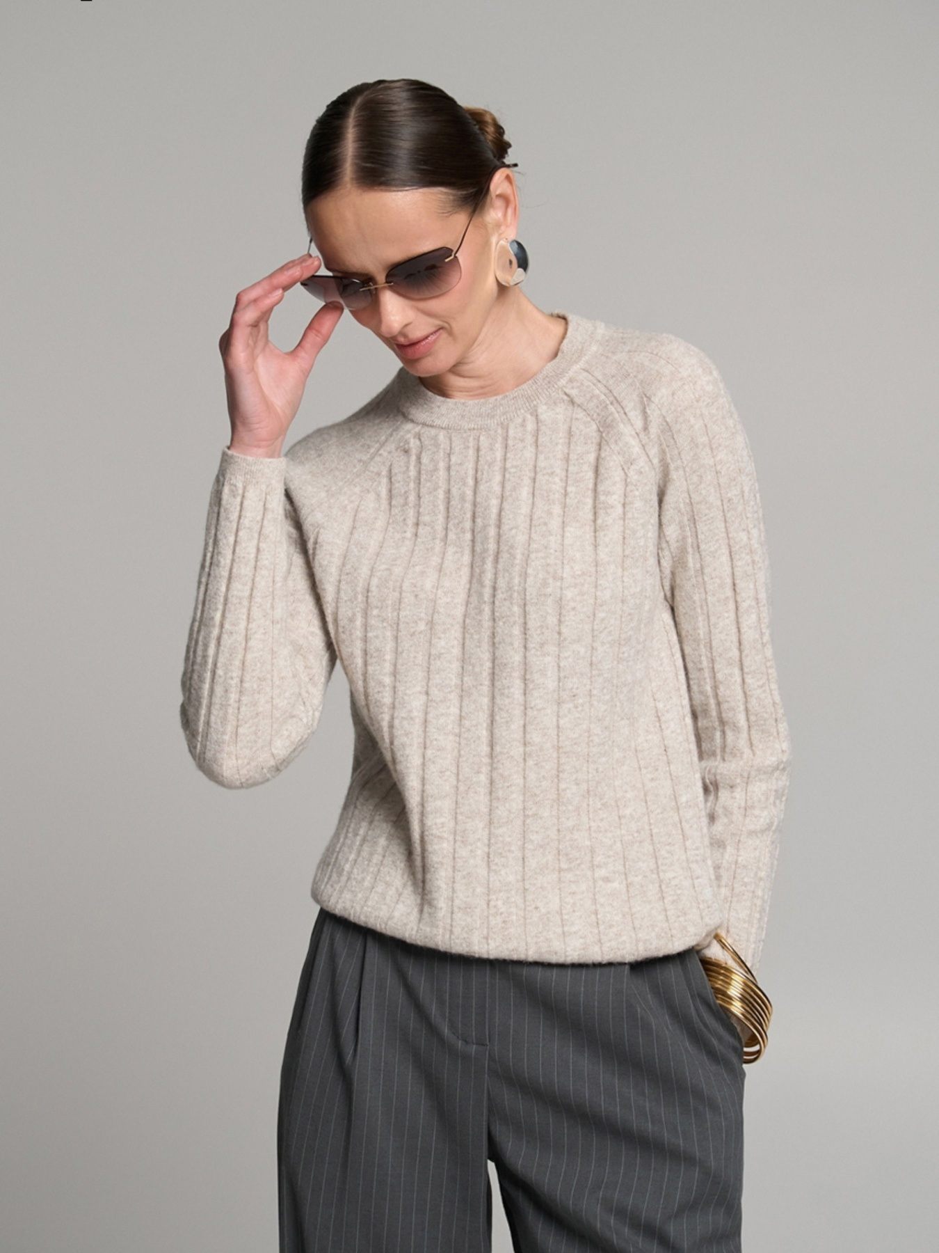 Джемпер TrikoBakh модель 2828-naturalxnij Фото