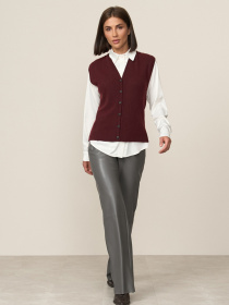 Жилет TrikoBakh модель 2832-burgund Жилет TrikoBakh модель 2832-burgund Фото