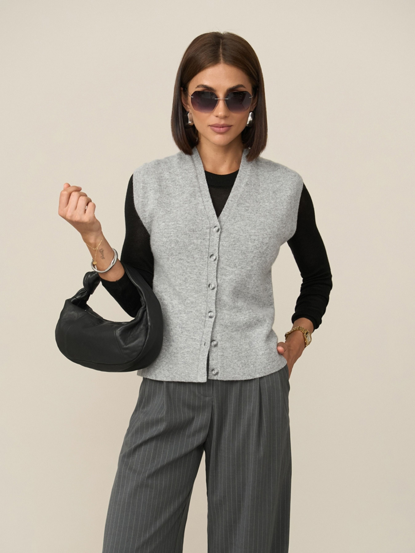 Жилет TrikoBakh модель 2832-srij Фото