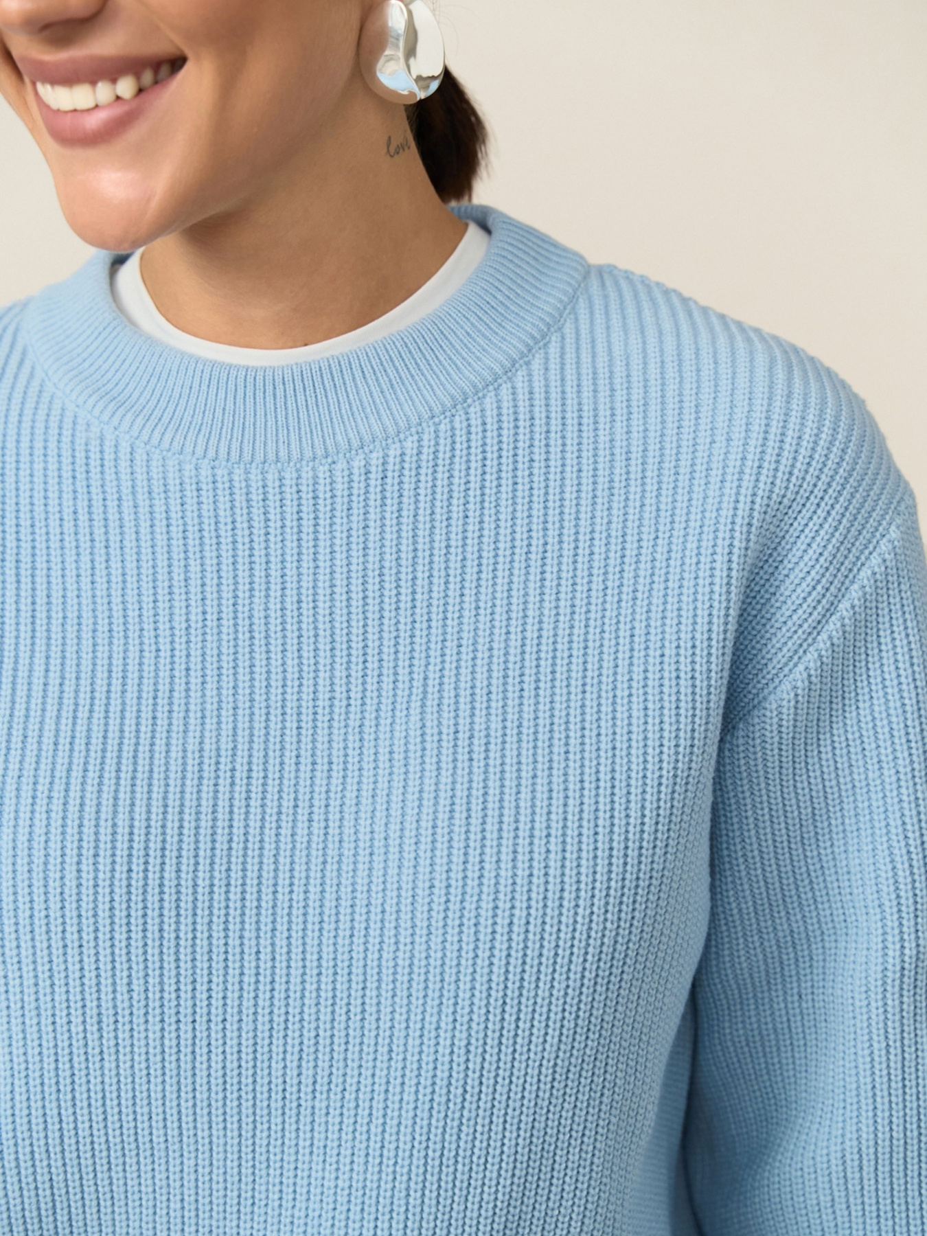 Джемпер TrikoBakh модель 2865-nebesnij Фото