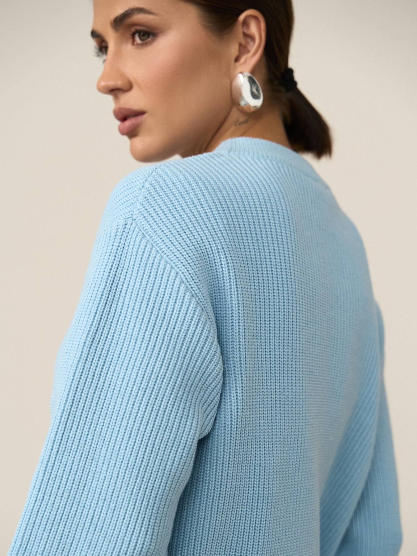 Джемпер TrikoBakh модель 2865-nebesnij Фото