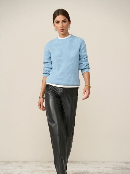 Джемпер TrikoBakh модель 2865-nebesnij Фото