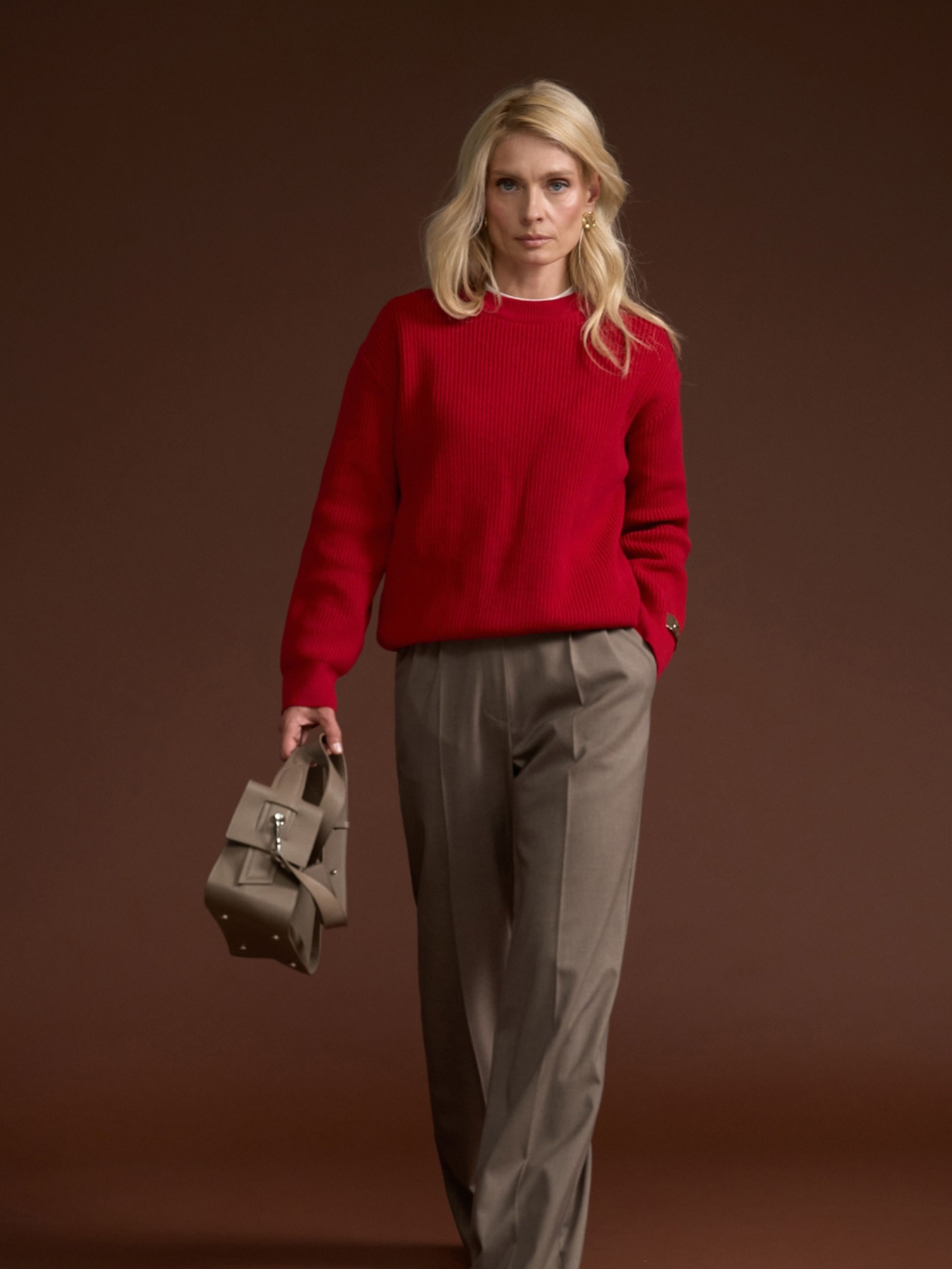 Джемпер TrikoBakh модель 2865-marsala Фото