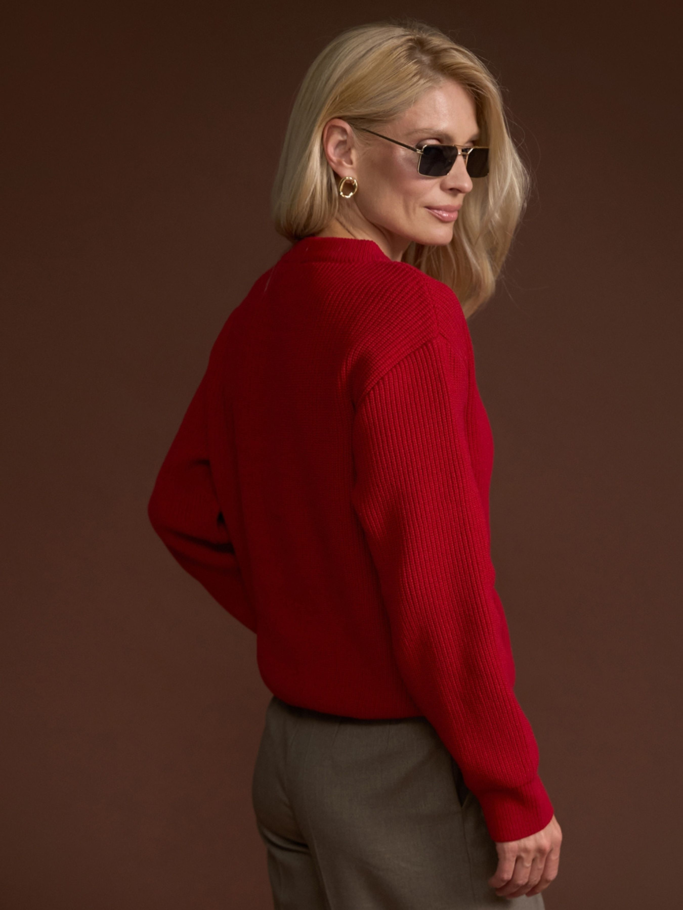 Джемпер TrikoBakh модель 2865-marsala Джемпер TrikoBakh модель 2865-marsala Фото