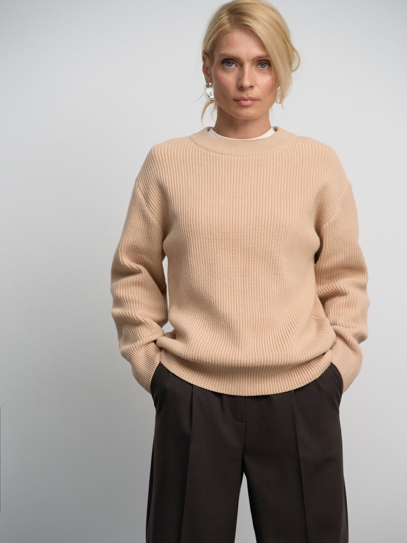 Джемпер TrikoBakh модель 2865-migdalxnij Фото