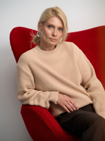 Джемпер TrikoBakh модель 2865-migdalxnij Фото