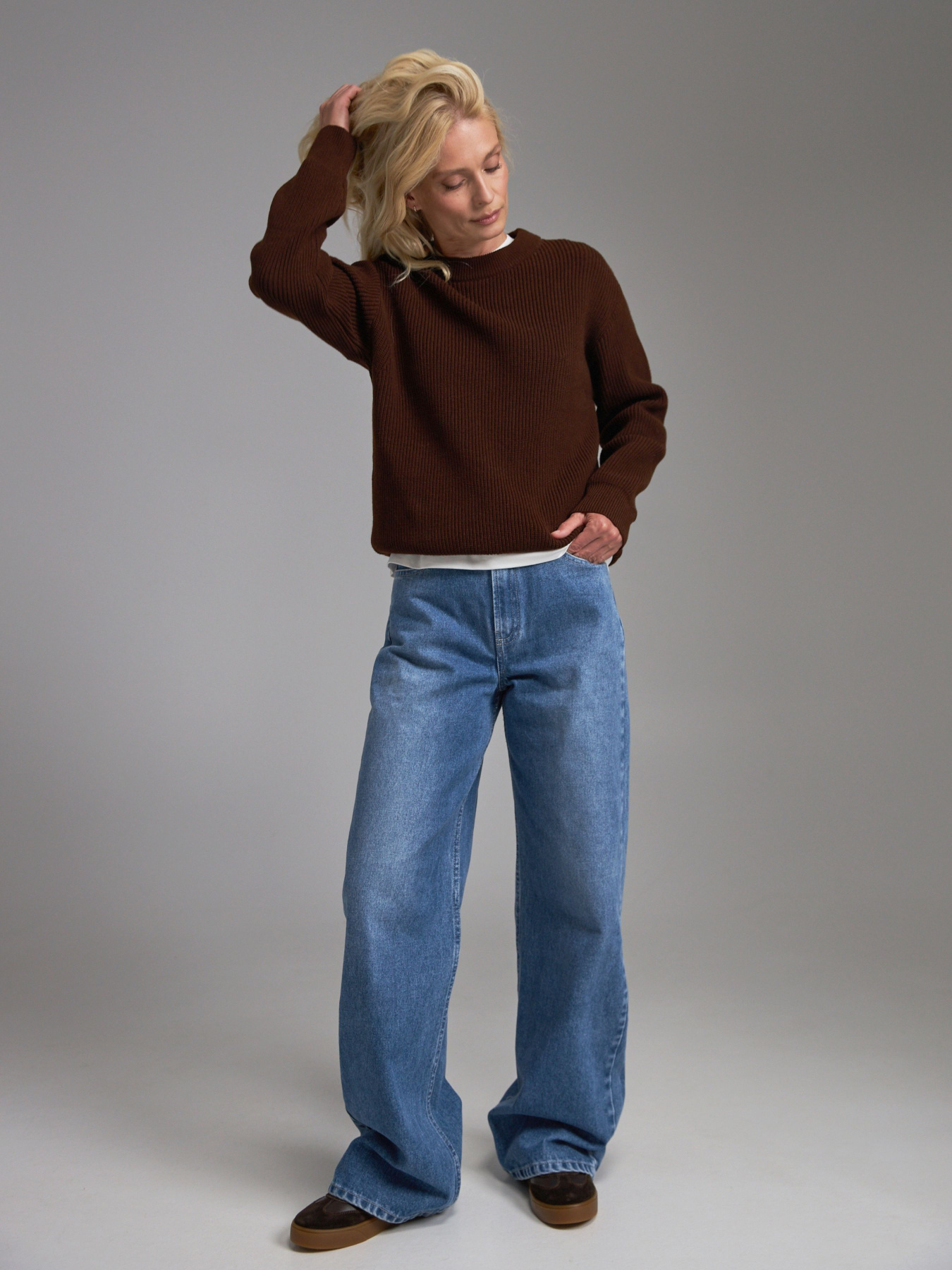 Джемпер TrikoBakh модель 2865-braun Фото