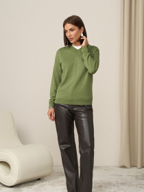 Джемпер TrikoBakh модель 2886-oliva Фото