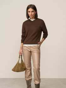 Джемпер TrikoBakh модель 2886-shokoladnij Фото