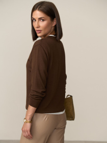 Джемпер TrikoBakh модель 2886-shokoladnij Фото