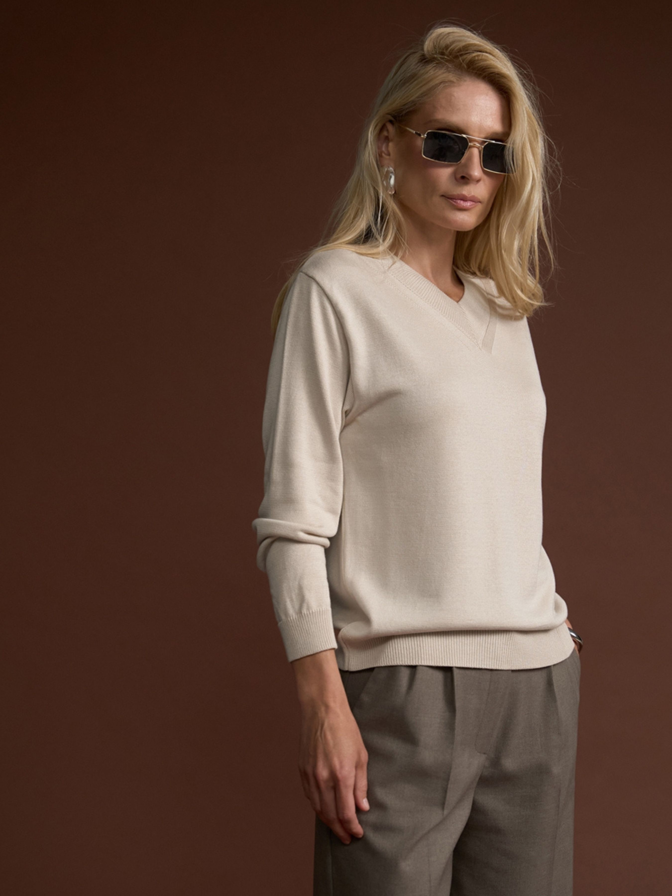 Джемпер TrikoBakh модель 2886-perlamutr Фото