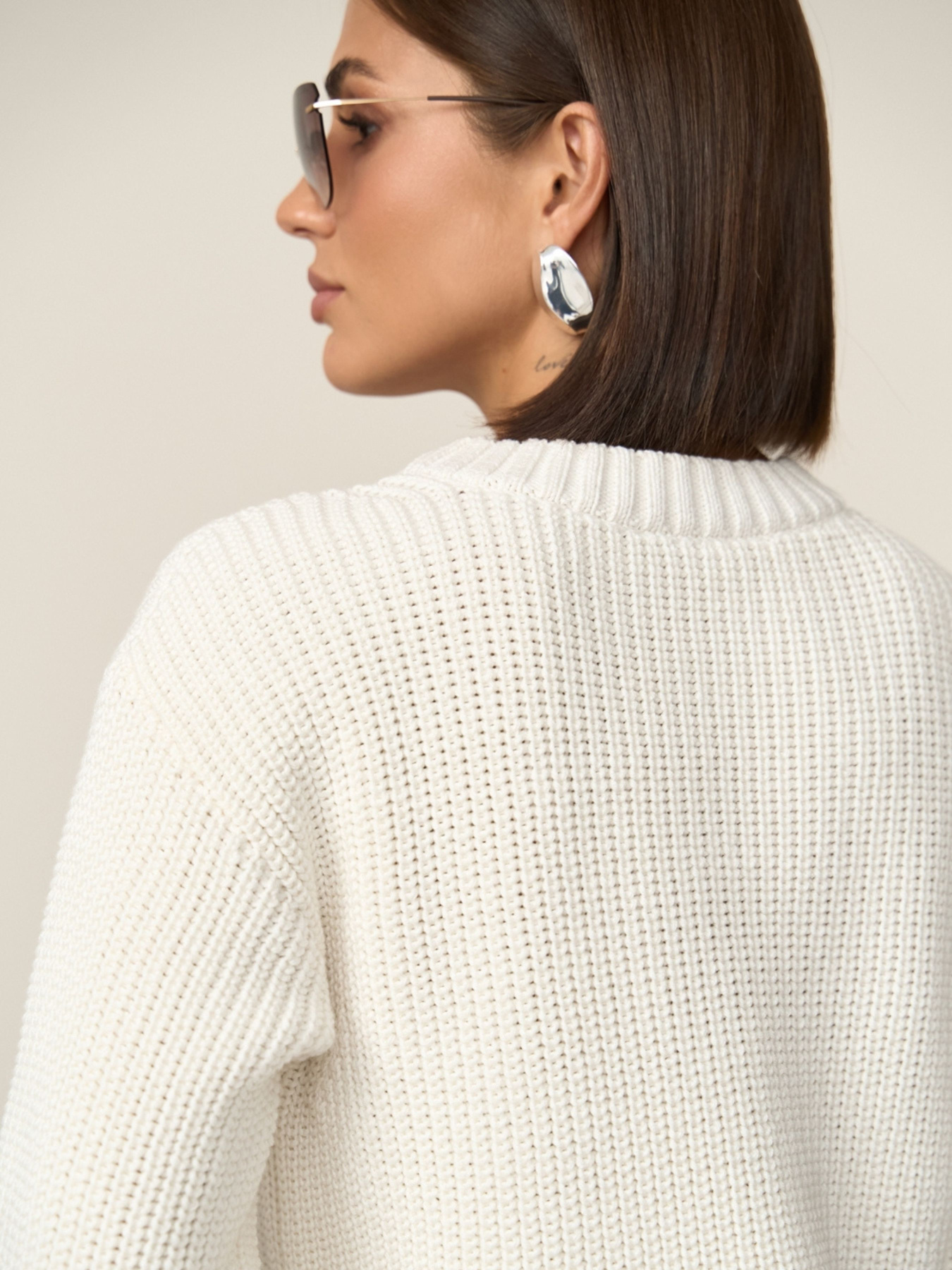 Джемпер TrikoBakh модель 2867-molochnij Фото