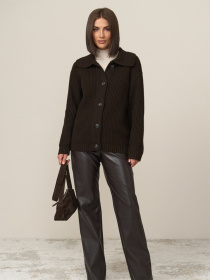 Кардиган TrikoBakh модель 2872-grkij-shokolad Фото