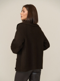 Кардиган TrikoBakh модель 2872-grkij-shokolad Фото