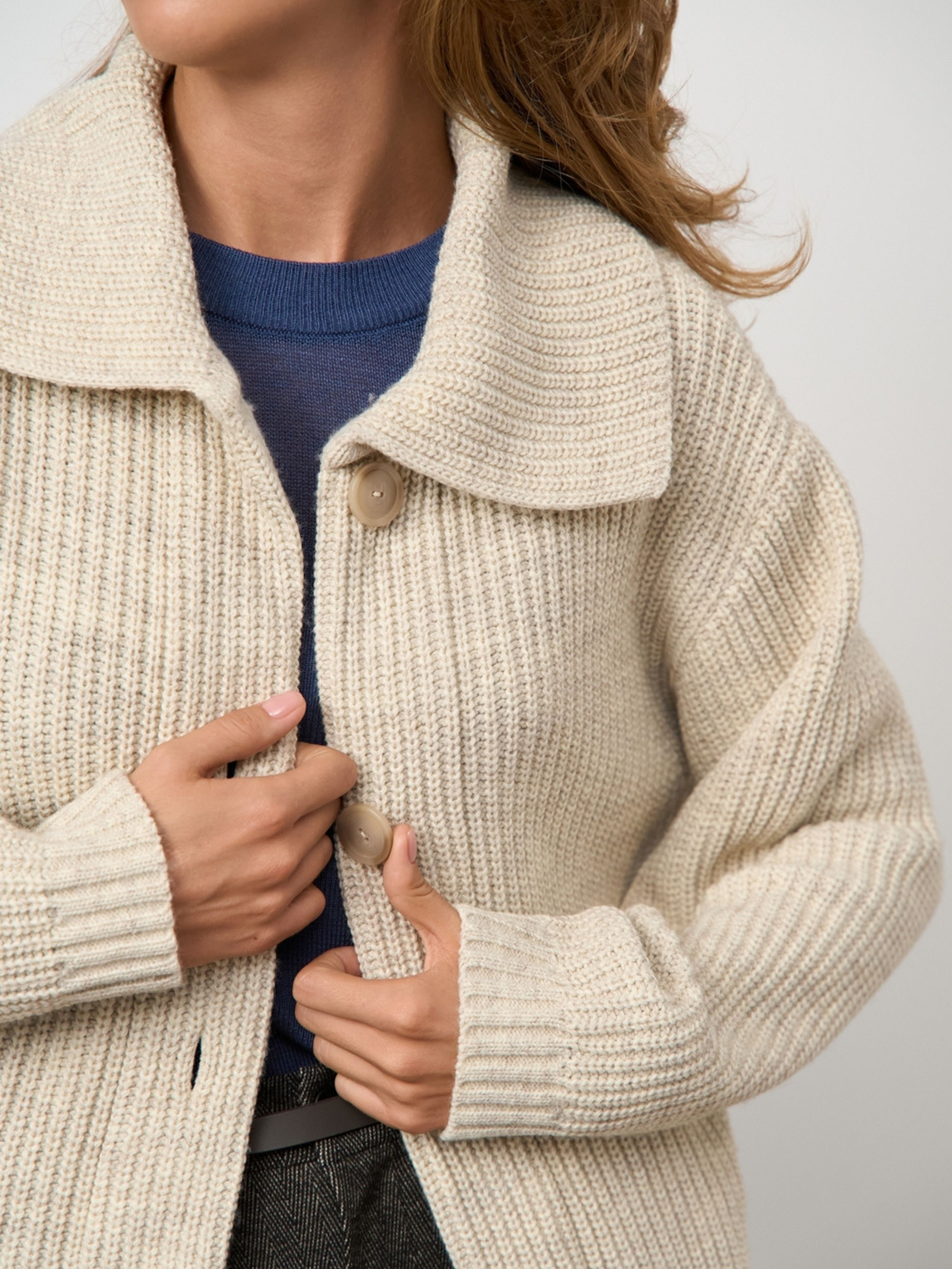 Кардиган TrikoBakh модель 2872-naturalxnij Фото