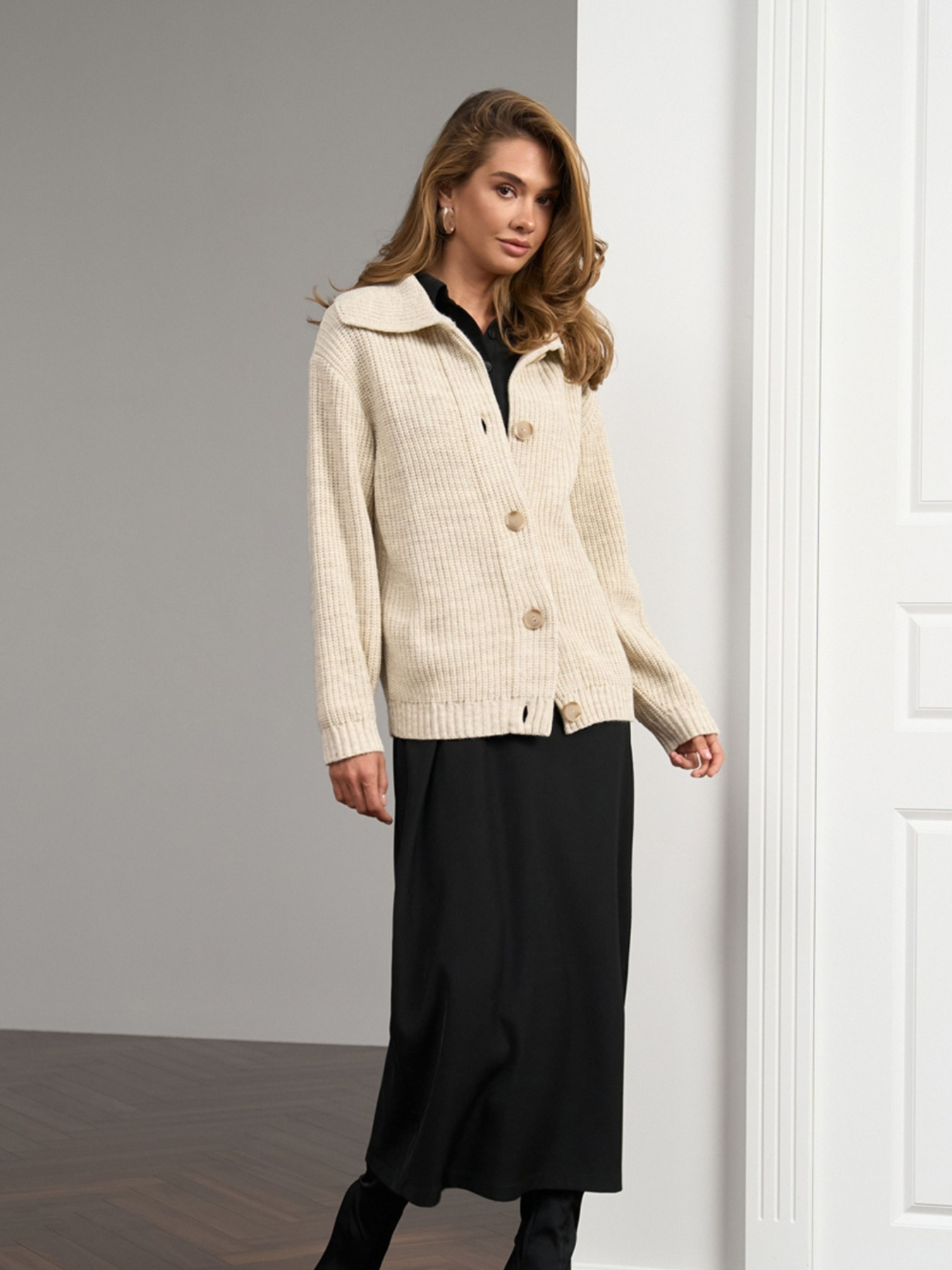 Кардиган TrikoBakh модель 2872-naturalxnij Фото