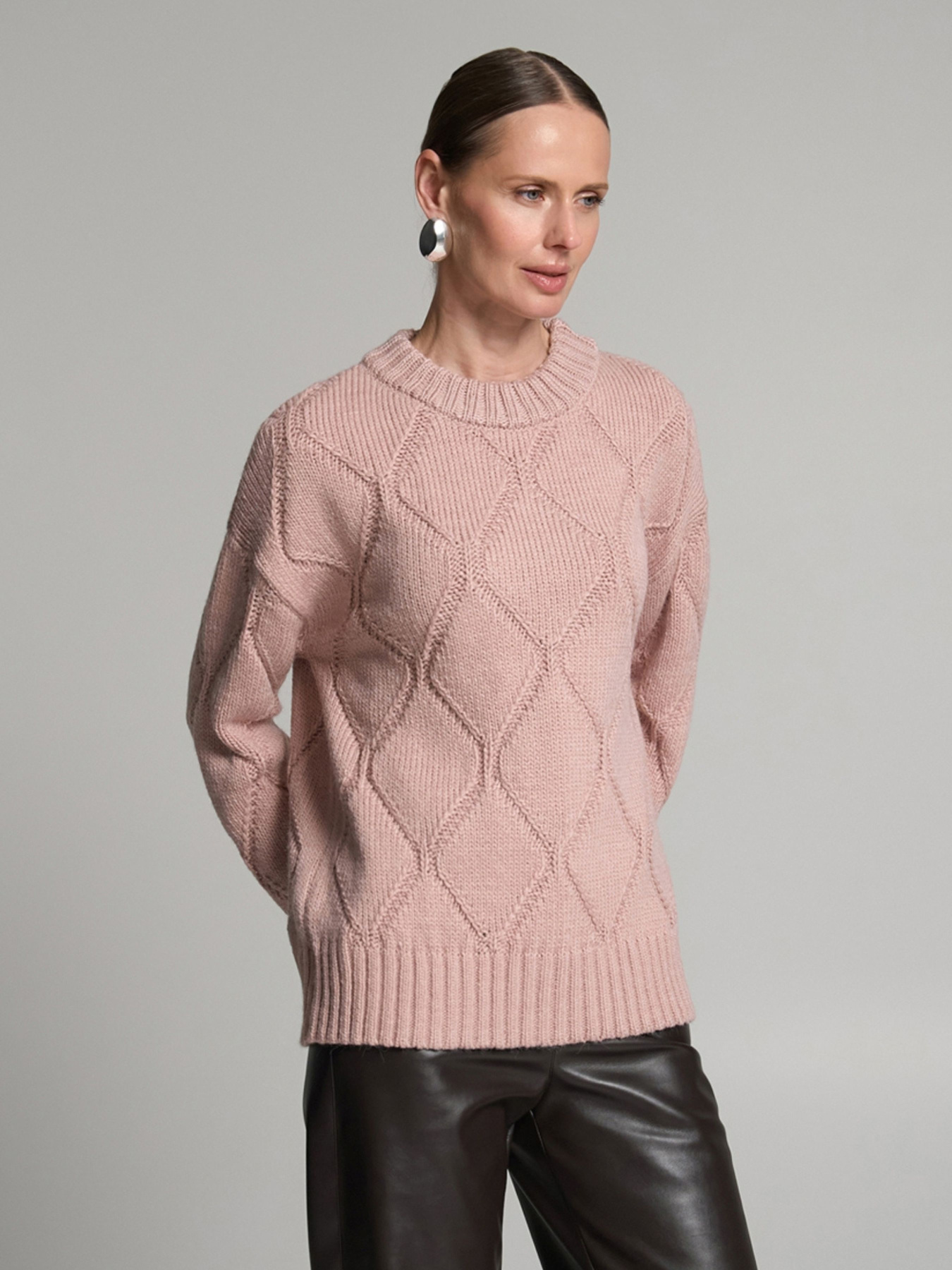 Джемпер TrikoBakh модель 2866-pudrovij Фото