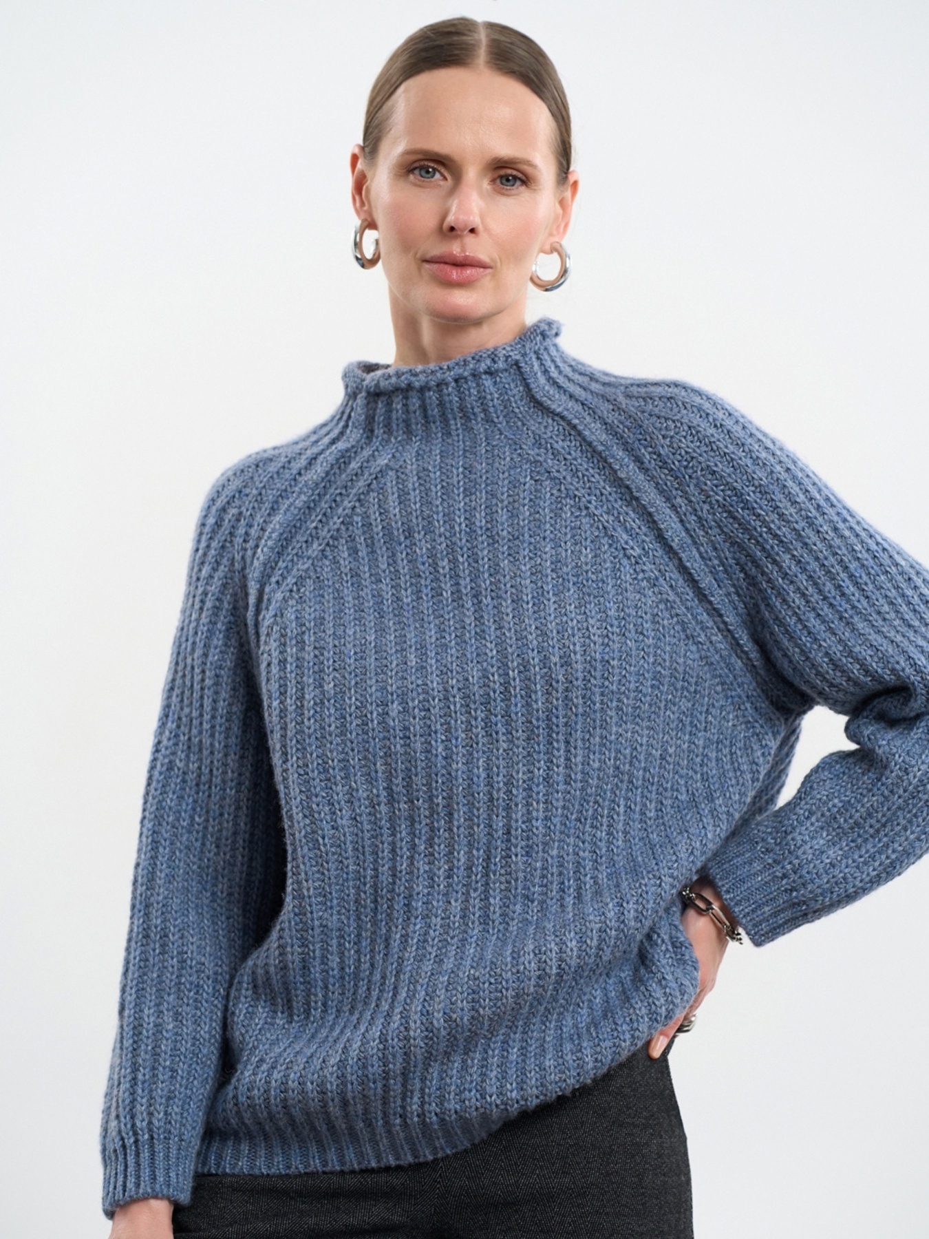 Свитер TrikoBakh модель 2855-dzhinsovij Фото