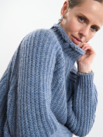 Свитер TrikoBakh модель 2855-dzhinsovij Фото