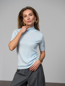 Водолазка TrikoBakh модель 2859-nebesnij Фото