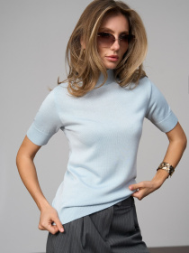 Водолазка TrikoBakh модель 2859-nebesnij Фото