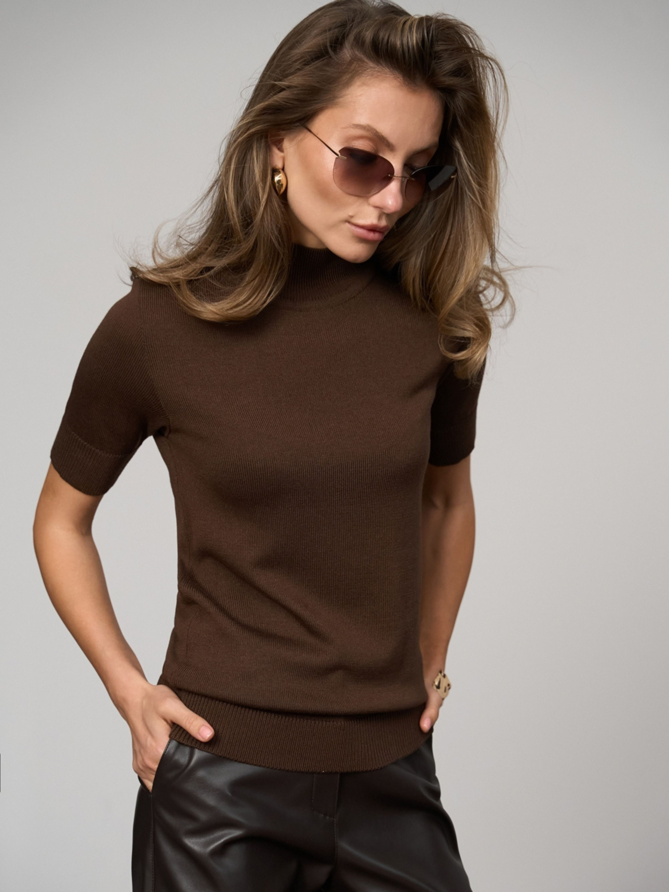 Водолазка TrikoBakh модель 2859-shokoladnij Фото