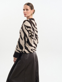 Джемпер TrikoBakh модель 2856-shokolad-len Фото