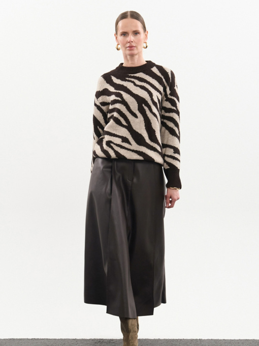 Джемпер TrikoBakh модель 2856-shokolad-len Фото