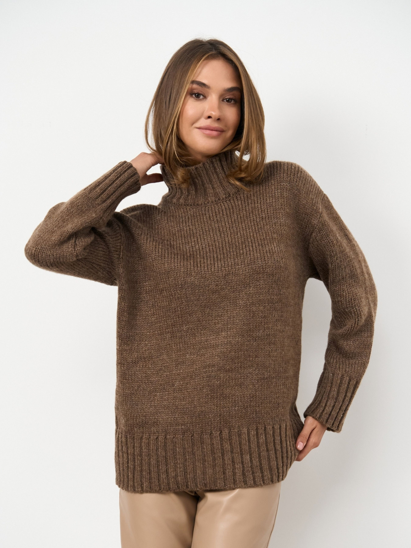 Свитер TrikoBakh модель 2846-bronza Фото