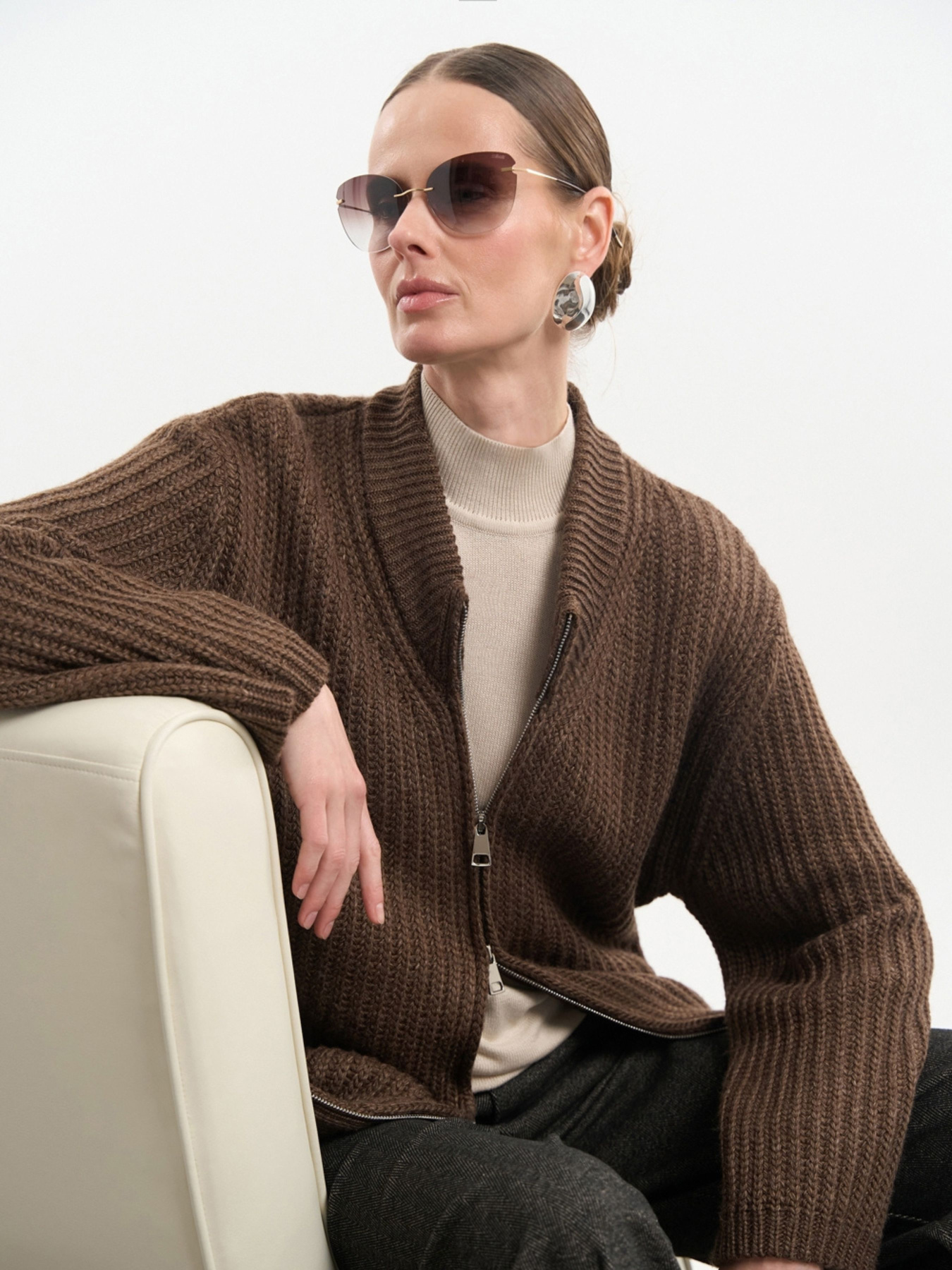 Кардиган TrikoBakh модель 2830-bronzovij Фото