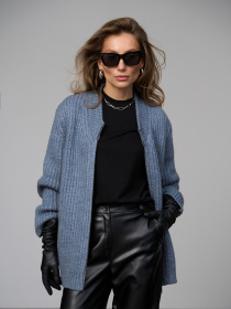 Кардиган TrikoBakh модель 2830-dzhinsovij Фото