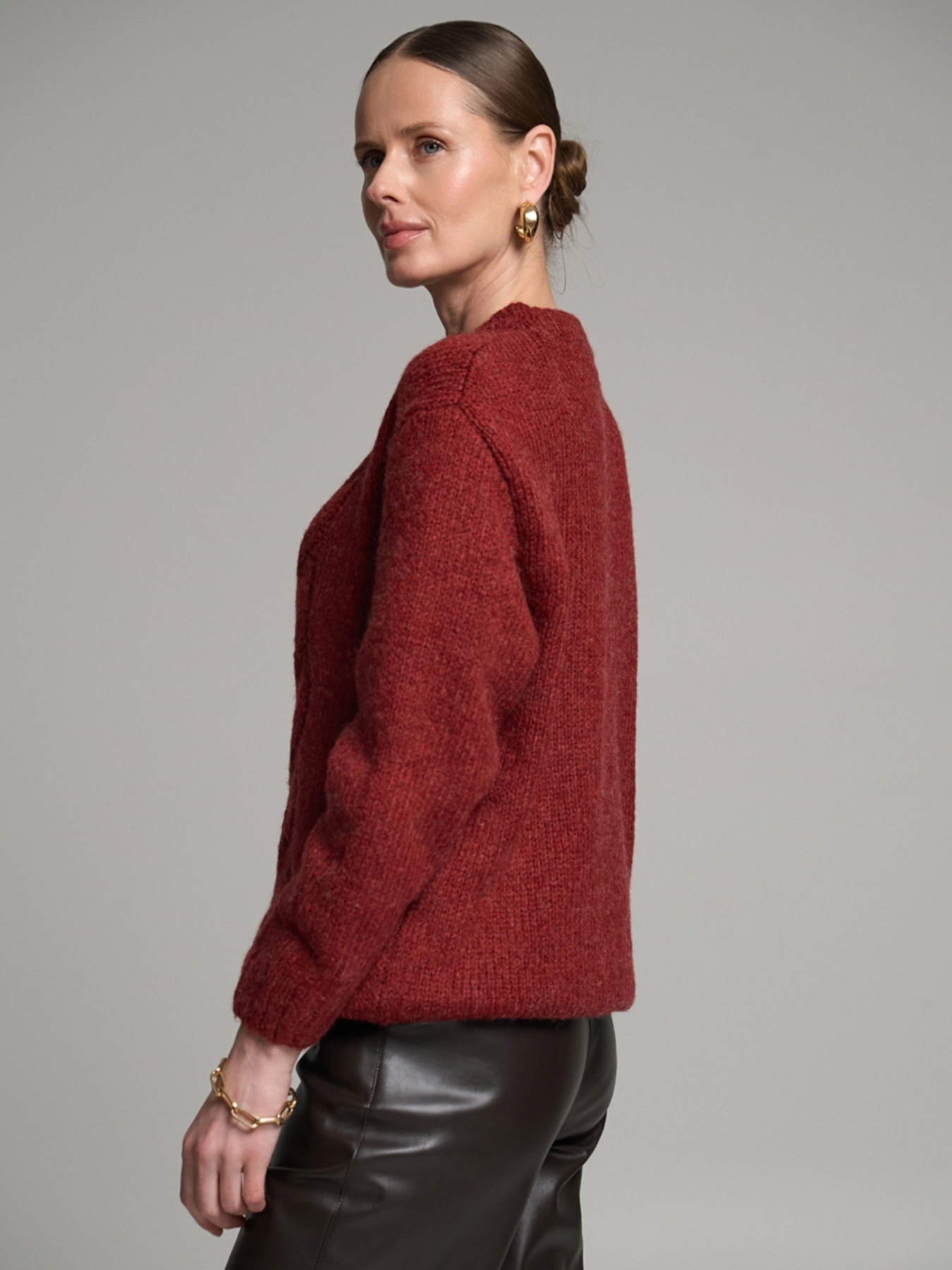 Джемпер TrikoBakh модель 2829-marsala Фото