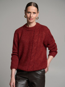 Джемпер TrikoBakh модель 2829-marsala Фото