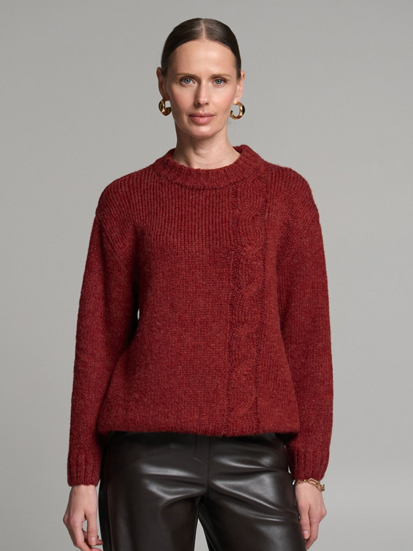 Джемпер TrikoBakh модель 2829-marsala Фото