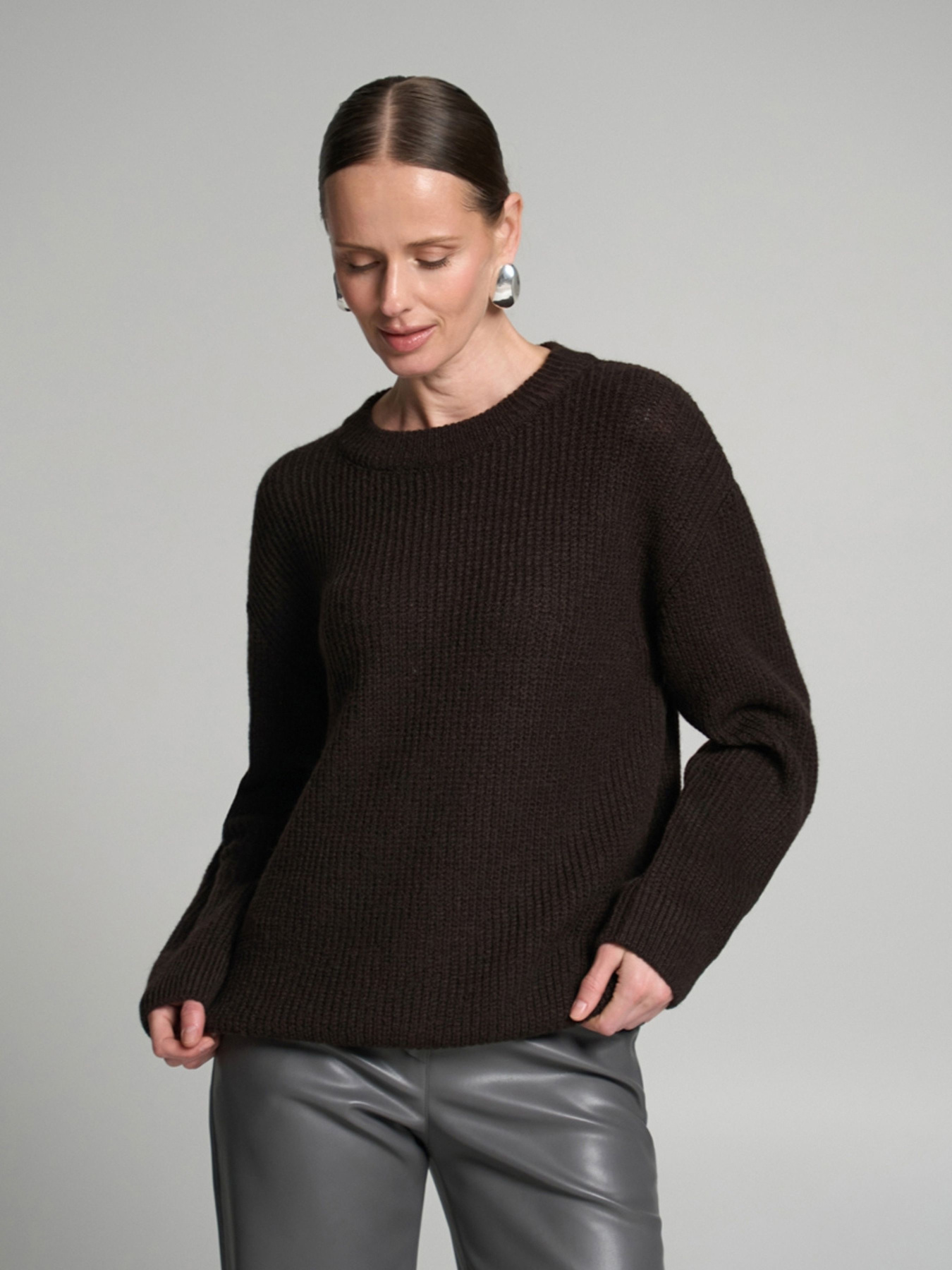 Джемпер TrikoBakh модель 2820-shokoladnij Фото