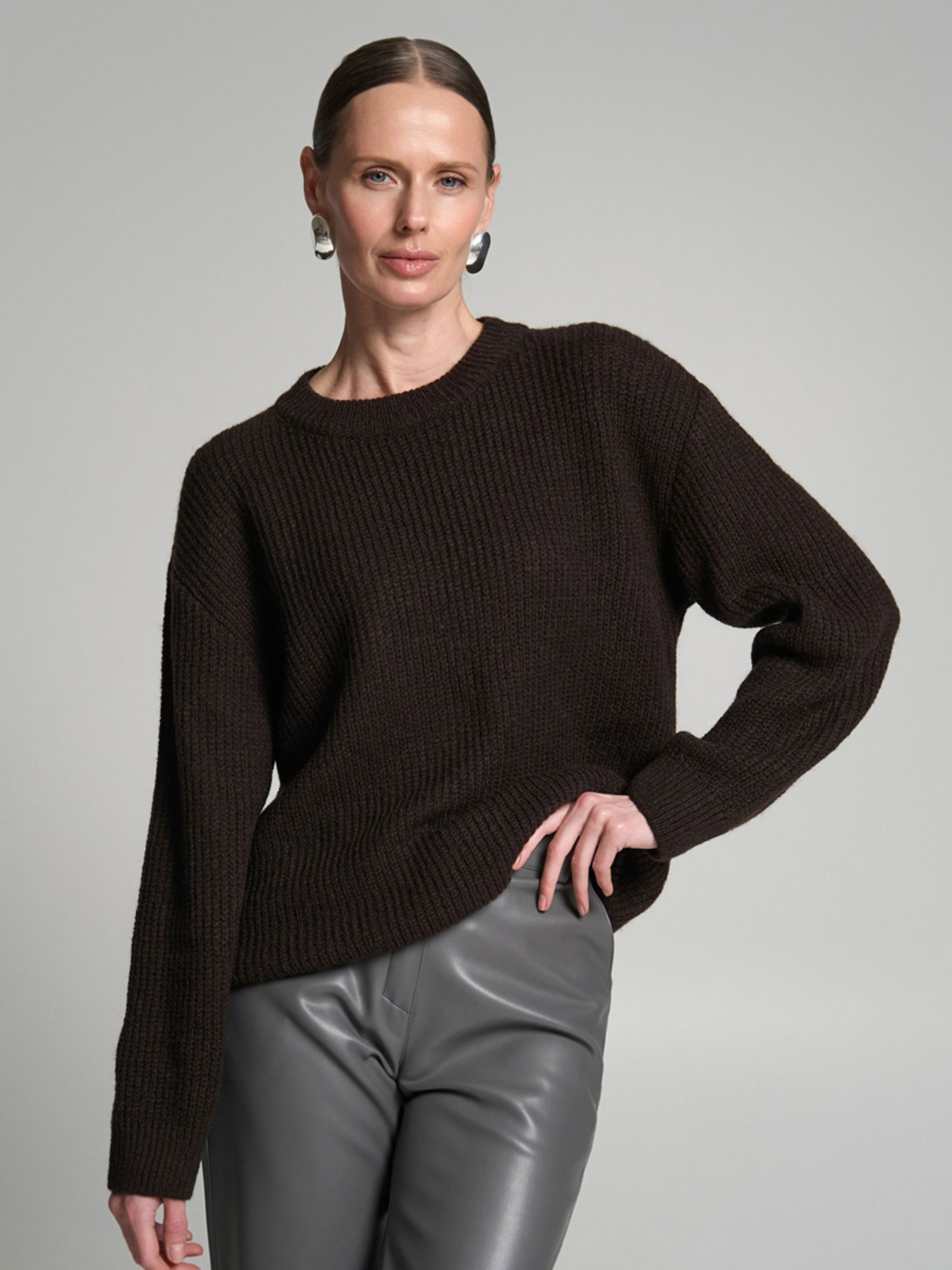 Джемпер TrikoBakh модель 2820-shokoladnij Фото